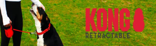 Kong Ultimate Retractable Dog Leash, Extra Large, 16ft/5m ,150lbs/70kg