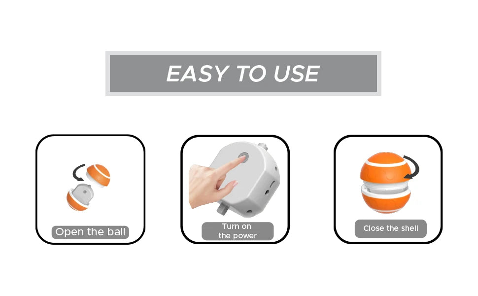 SMART Interactive Pet Ball Remote Control Flashing Rolling Jumping Rotating Waterproof Dog Chew Toy Ball for Aggressive Chewers