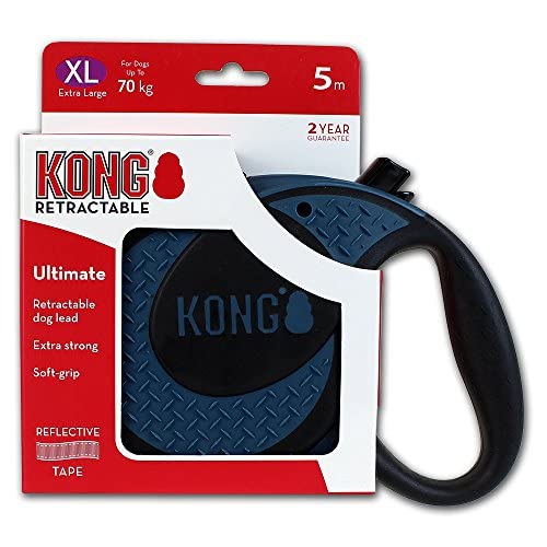Kong Ultimate Retractable Dog Leash, Extra Large, 16ft/5m ,150lbs/70kg