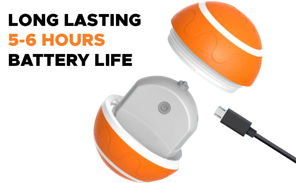 SMART Interactive Pet Ball Remote Control Flashing Rolling Jumping Rotating Waterproof Dog Chew Toy Ball for Aggressive Chewers