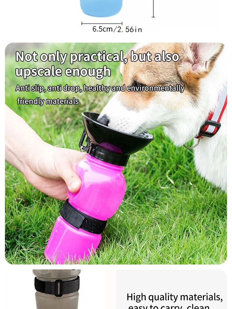 Dog Water Bottle Out Walking Dog Portable Water Bottle Dog Drinking Cup Cat Pet Water Feeding Supplies