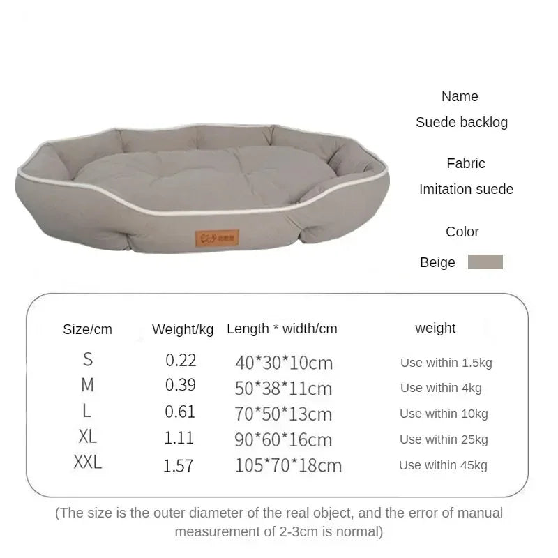 Pet Sofa Sleeping Bed Large Dog Bed House for Cats Big Space Dog Sofa Sleeping Mat Winter Warm Dog Cushion