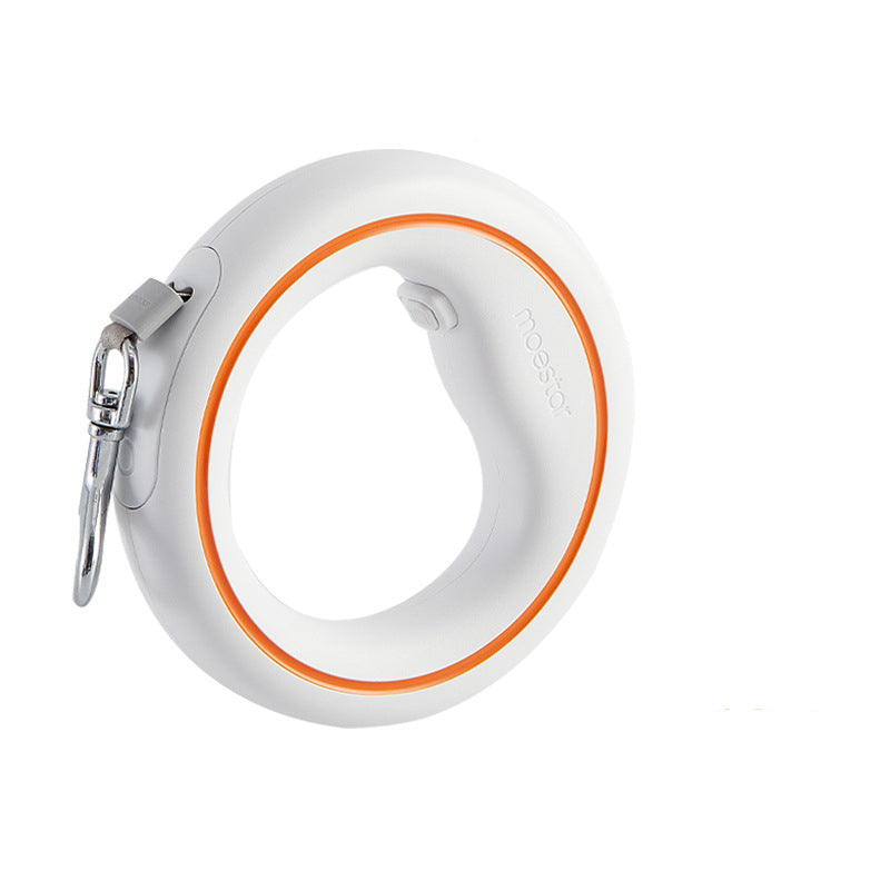 Moestar UFO Retractable Leash 2 Lite Metal Buckle Anti-Slip Handle One-handed Brake Pause Lock Leash for Small & Medium Size Dog