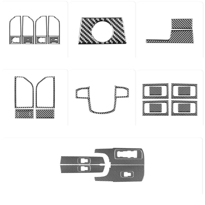 Carbon-Fiber Dash & Vent Trim Kit for Ford F-150 2015-2021 photo 3