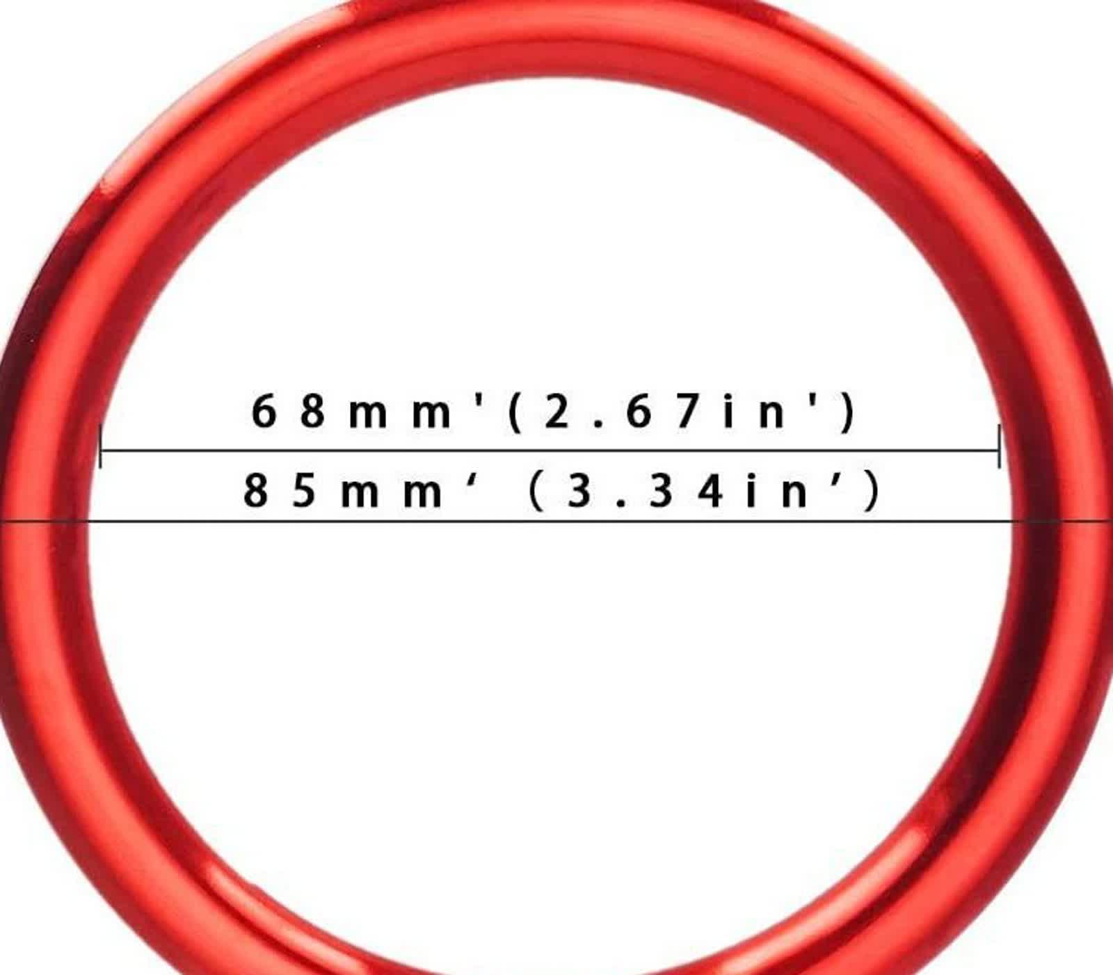 AC Vent Trim Ring Covers for Jeep Wrangler JL & JLU 2018-2023 photo 2