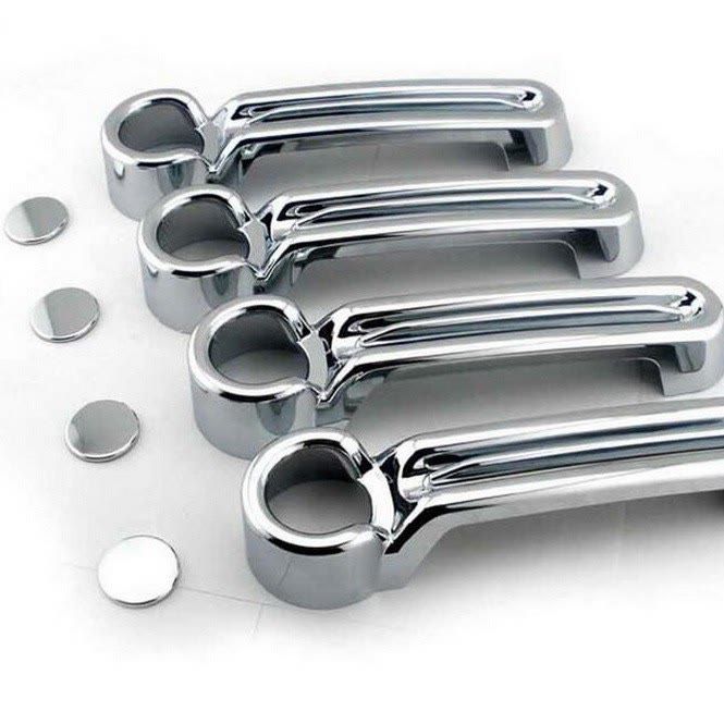 Chrome Door Handle Cover Trim for Jeep Wrangler JL / JLU (4 