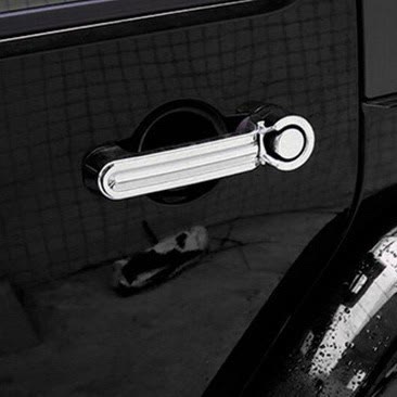 Chrome Door Handle Cover Trim for Jeep Wrangler JL / JLU (4 pcs) photo 3