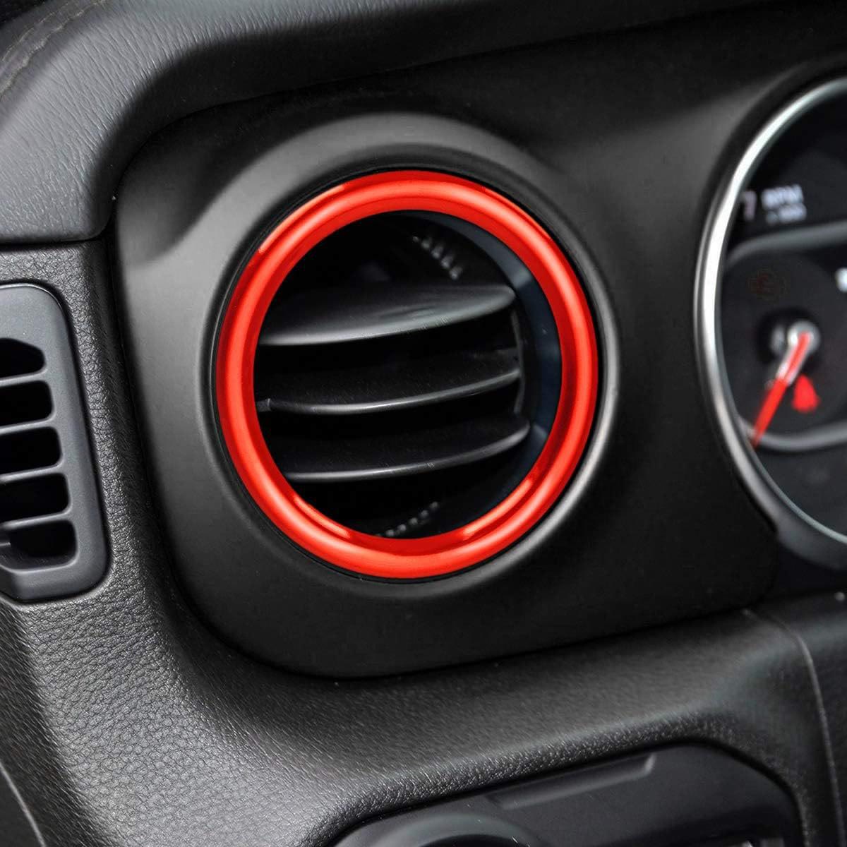Centre Vent Trim Overlay for Jeep Wrangler JL / JLU 2018-2023 (4 pcs) photo 2